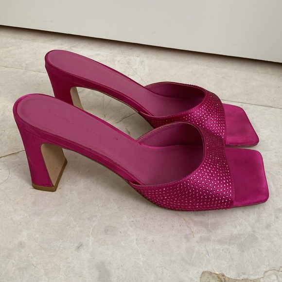 Pink Rhinestone Heels - Size 7 - Picture 3 of 6